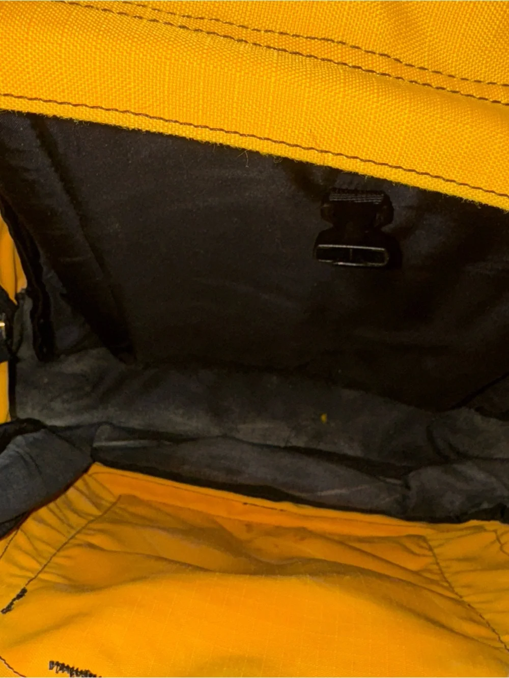 Vintage The North Face Yellow Mohican 15” Expandable Backpack Day Pac Hiking 90s